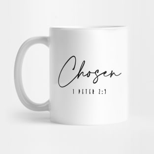 Chosen Bible Christian Bible Verse Religious Mug